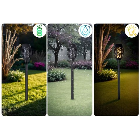 Lampka solarna pochodnia 2szt Ilumen LS-100 Ilumen Lampka solarna pochodnia 2szt Ilumen LS-100 Ilumen