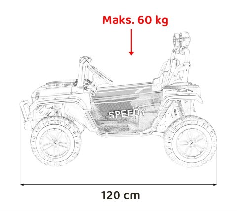 Pojazd Terenowy PASSION 4x4 Czarny Pojazd Terenowy PASSION 4x4 Czarny