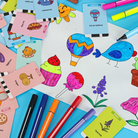 Robot edukacyjny interaktywny nauka rysowania pisania zestaw fiszki mazaki niebieski Kik Sp. z o. o. Sp. k. Robot edukacyjny interaktywny nauka rysowania pisania zestaw fiszki mazaki niebieski Kik Sp. z o. o. Sp. k.