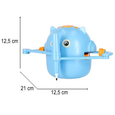 Robot edukacyjny interaktywny nauka rysowania pisania zestaw fiszki mazaki niebieski Kik Sp. z o. o. Sp. k. Robot edukacyjny interaktywny nauka rysowania pisania zestaw fiszki mazaki niebieski Kik Sp. z o. o. Sp. k.
