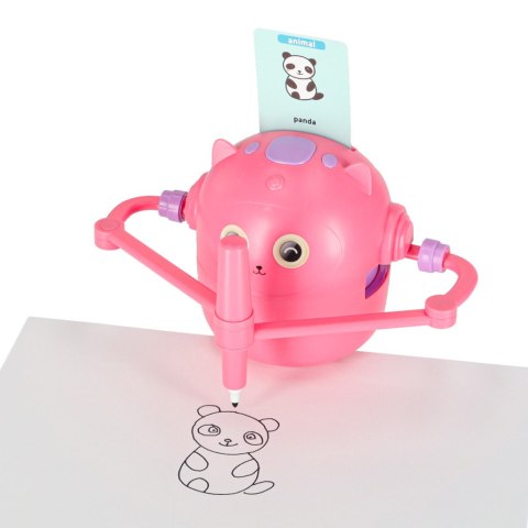 Robot edukacyjny interaktywny nauka rysowania pisania zestaw fiszki mazaki różowy Kik Sp. z o. o. Sp. k. Robot edukacyjny interaktywny nauka rysowania pisania zestaw fiszki mazaki różowy Kik Sp. z o. o. Sp. k.