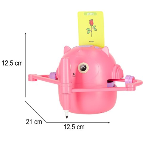 Robot edukacyjny interaktywny nauka rysowania pisania zestaw fiszki mazaki różowy Kik Sp. z o. o. Sp. k. Robot edukacyjny interaktywny nauka rysowania pisania zestaw fiszki mazaki różowy Kik Sp. z o. o. Sp. k.