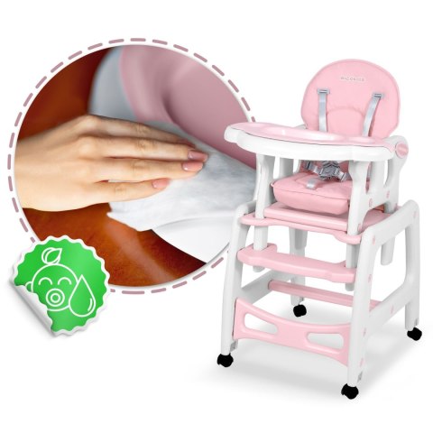 Tacka do krzesełka Sinco Ricokids - różowa Ricokids Tacka do krzesełka Sinco Ricokids - różowa Ricokids