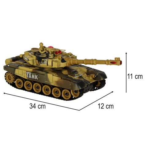 Czołg zdalnie sterowany na pilota RC War Tank 9993 2.4 GHz pustynny Kik Sp. z o. o. Sp. k.