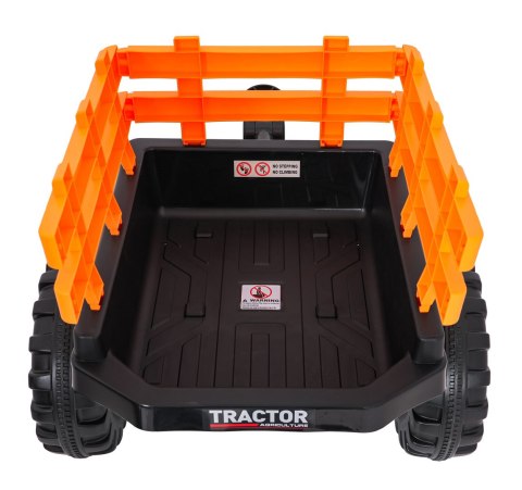 Pojazd MEGA Traktor D68 Z Przyczepką Czerwony