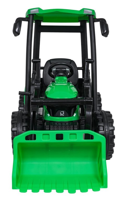 Pojazd MEGA Traktor D68 Z Przyczepką Zielony Pojazd MEGA Traktor D68 Z Przyczepką Zielony