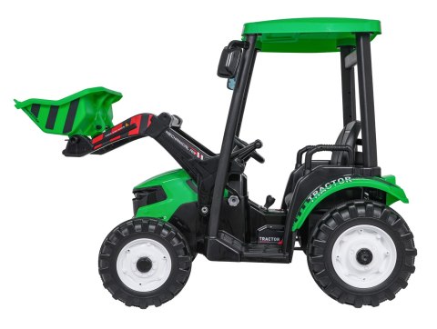 Pojazd MEGA Traktor D68 Z Przyczepką Zielony Pojazd MEGA Traktor D68 Z Przyczepką Zielony