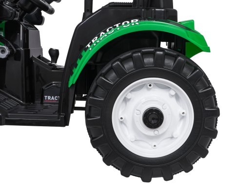Pojazd MEGA Traktor D68 Z Przyczepką Zielony Pojazd MEGA Traktor D68 Z Przyczepką Zielony