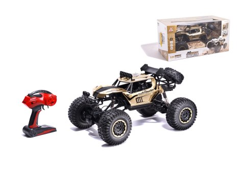 Samochód zdalnie sterowany 2,4GHz 1:8 51cm metal złoty Kik Sp. z o. o. Sp. k.
