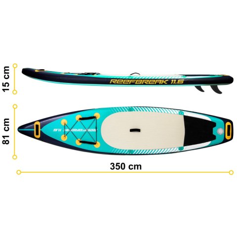 Deska Sup Reefbreak 350 x 81 x 15 cm Neo-Sport 170103 Neo-Sport