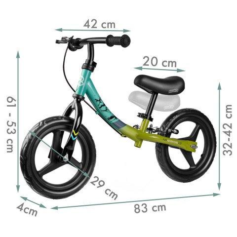 Rowerek biegowy dla dzieci Ricokids Fun Adventure Ricokids