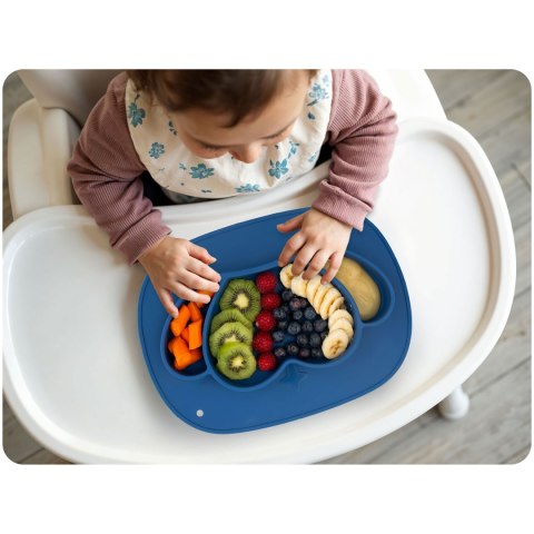 Talerzyk dla dzieci silikonowy do karmienia korona Ricokids Ricokids