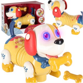 Pies piesek interaktywny z kością robot reaguje na dotyk Kik Sp. z o. o. Sp. k.
