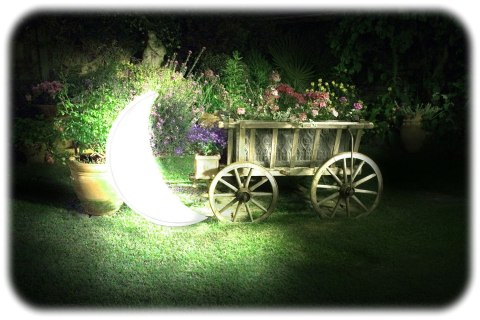 Pływająca dmuchana lampka basenowa Księżyc LED 135 x 89 x 43 cm INTEX 68693 Intex