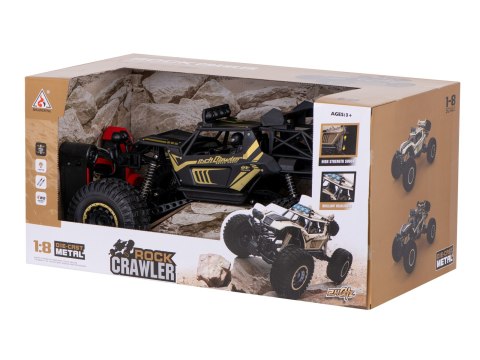 Samochód zdalnie sterowany 2,4GHz 1:8 51cm metal czarny Kik Sp. z o. o. Sp. k.