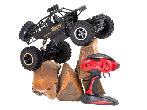 Samochód zdalnie sterowany na pilota RC Rock Crawler 1:12 4WD METAL czarny Kik Sp. z o. o. Sp. k.